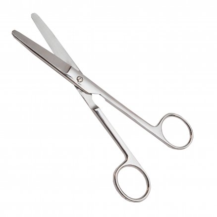 Ножиці по Mayo, тупокінцеві, прямі. Довжина 17,0 см